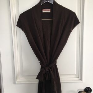 velvet 100% cashmere vest